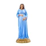 Estatua de la virgen maría: diseño de la estatua de la virgen maría, es un diseño de simulación , elegante y delicado con detalles exquisitos, que da el espíritu del catolicismo, estatua de maría
