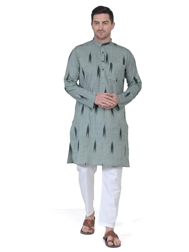 Men Cotton Kurta Pyjama Set Party Fashion Regular Ethinic Wear Indian Dress