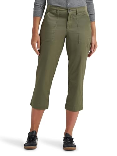Image of Lee Women's Ultra Lux Comfort with Flex-to-go Utility Capri Pant