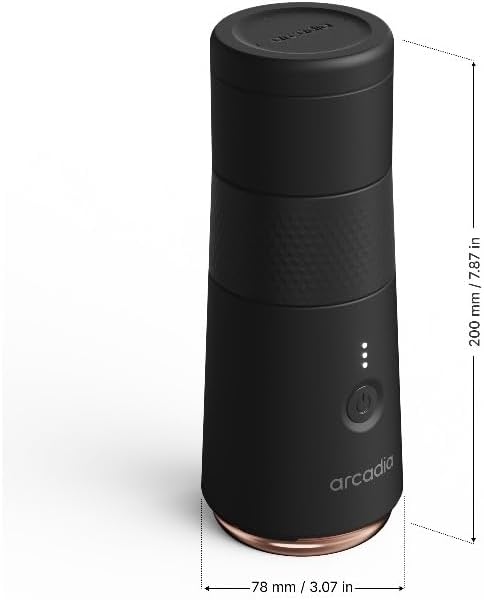 Cafetera Portátil Turca Recargable USB-C - Compacta y Sin Cables para 2 Tazas miniatura 3