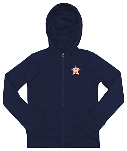 Outerstuff MLB Little Boys Kids (4-7) Performance Full Zip Hoodie, Houston Astros, Medium 5-6