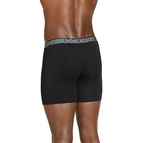 Jockey Men's Underwear Active Microfiber 5" Boxer Brief - 3 Pack3