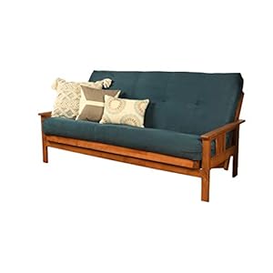  Kodiak-Furniture-Monterey-Full-Futon-with-Suede-Fabric-Mattress-in-BarbadosBlue