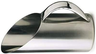 Miniatura 2 de Recogedor de alimentos para mascotas, acero inoxidable, acabado mate, 1.5 tazas, para croquetas secas para perros de 12 onzas