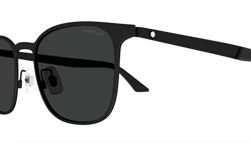 MONTBLANC Men's Casual Rectangular Sunglasses, Colourful, Einheitsgröße3