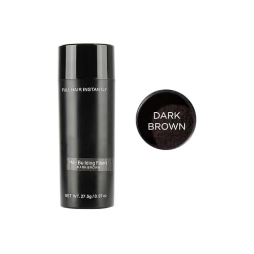 Maquiagem Fibra Capilar Com Queratina em Pó Calvície 27.5g (Castanho)