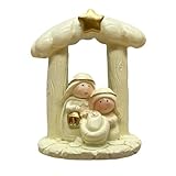 NVOQILIN Weihnachtskrippenfigur, Heilige Familie, Krippenfigur, Tischdekoration, Weihnachtsdekoration für das Leben