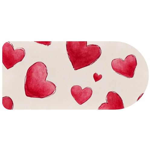 Tapis de souris rose romantique grand format pour décorer votre bureau à domicile