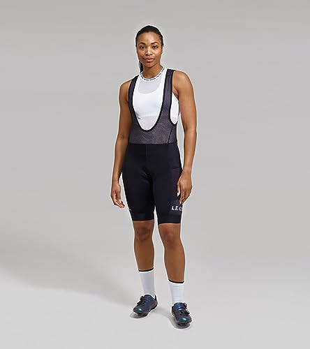 LE COL Short cargo esportivo feminino | Shorts de ciclismo de camurça acolchoados com inserções de g