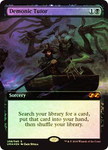 マジック：ザ・ギャザリング - MTG demonic tutor UBT 英 1枚 トッパー Demonic Tutor (Ultimate Box Toppers English) | Magic: The