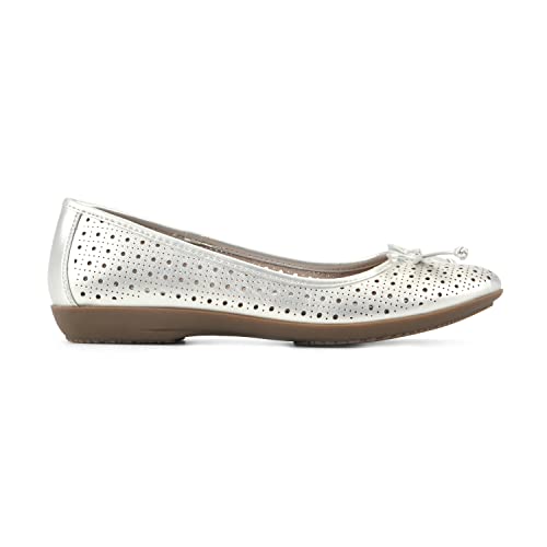 Image of CLIFFS BY WHITE MOUNTAIN Women's Cheryl Cushioned Ballet Flat