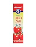 Giovanni's Organics USA Pasta De Tomate Orgánica Doblemente Concentrada Giovanni'S – Individual(Tubo De 127 G)|...
