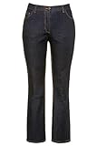 Bootcut-Jeans, weit, gerade, trendy Style! Bequeme 5-Pocket Form aus Stretchdenim mit innenliegendem Komfortbund, Gürtelschlaufen, Knopf und Zipper.