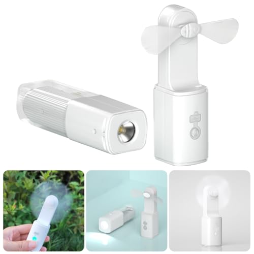 Lampe de poche portable avec ventilateur amovible compact pour l'extérieur