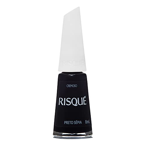 Risqué Esmalte Preto Sépia 8 Ml