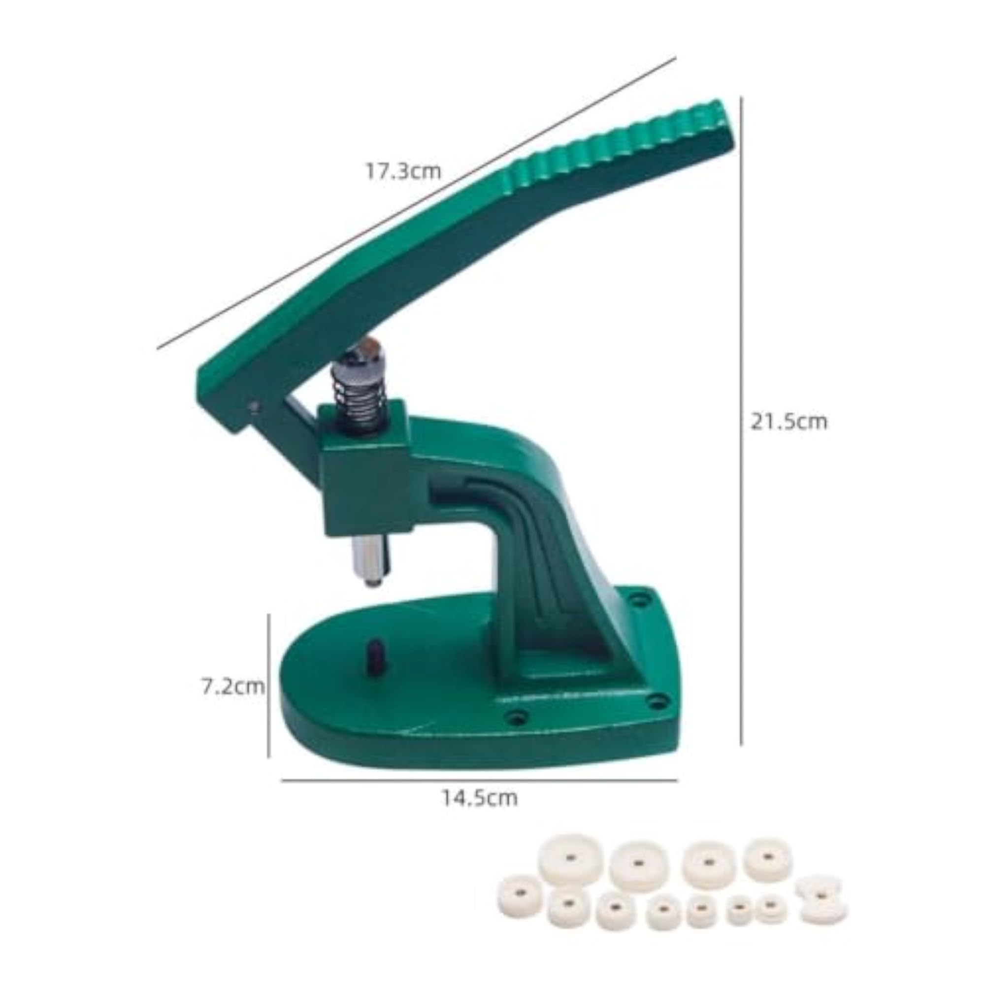 Manual Watch Case Press with Dies, Green Heavy Press
