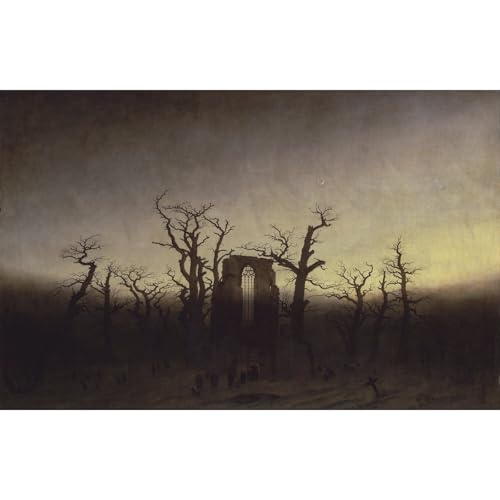 Abbaye parmi les chênes Caspar David Friedrich poster giclée décoration murale art