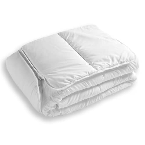 Couette Lit Évolutif, 140cm x 150cm à 140cm x 200cm, Blanc