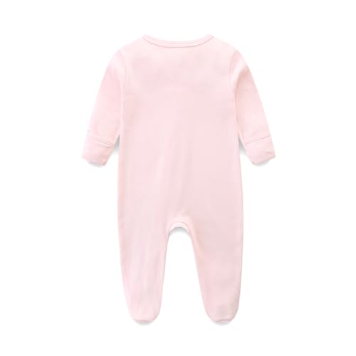 Unisex Baby Boy and Girl Zipper Onesie Solid Toddler Footie One-piece Infant Romper Jumpsuit2