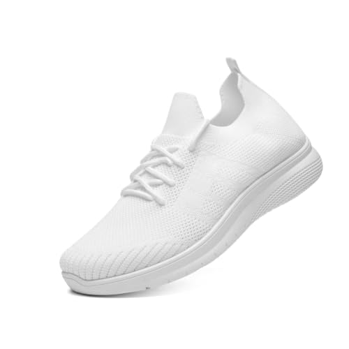 Image of Bernal Black Sneakers for Women Walking Shoes Non Slip Lightweight Casual Breathable Tennis Shoes Work Travel