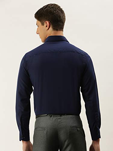 Image of English Navy Men Dress Shirt