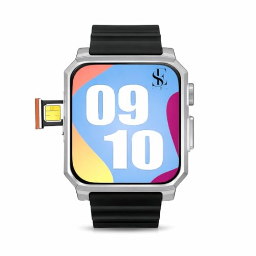 Image of SE HUB GS29 new Smartwatch with 2.02 inch AMOLED Display, 4GB RAM 64GB Storage, 4G /5G SIM Support, Bluetooth Calling, Fitness Tracker & Social Media Apps (Orange)