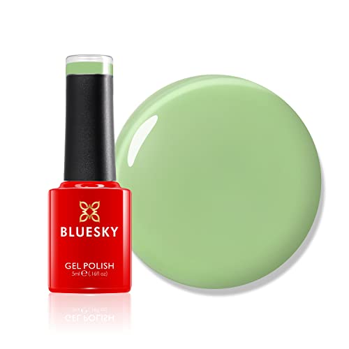 BLUESKY Gel Nail Polish, Door to Freedom, SS2316, Green, Long Lasting, Chip Resistant, 5 ml Requires Drying Under UV LED Lamp