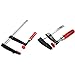 BesseyBESSEY TG7.016+2K Clamp, woodworking, F-style, 2K handle, replaceable pads, 7 In. x 16 In, 1320 lb & LM2.004 LM General Purpose Clamp, 1 PackBessey