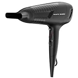 Rowenta x Karl Lagerfeld Studio Dry CV581L Secador de pelo 2300 W, Tecnología Effiwatts, 6 ajustes de temperatura, Thermocontrol, generador iónico sin encrespamiento, negro