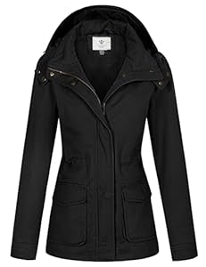 Veste mi-Saison Femme Parka, Tailles M et L, WenVen