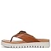 Vionic Womens Uptown Marin Flip-Flop Tan Leather 8 M