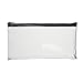 MMF Industries Zippered Cash Bag, 6 x 11 Inches, Clear (234041720R)
