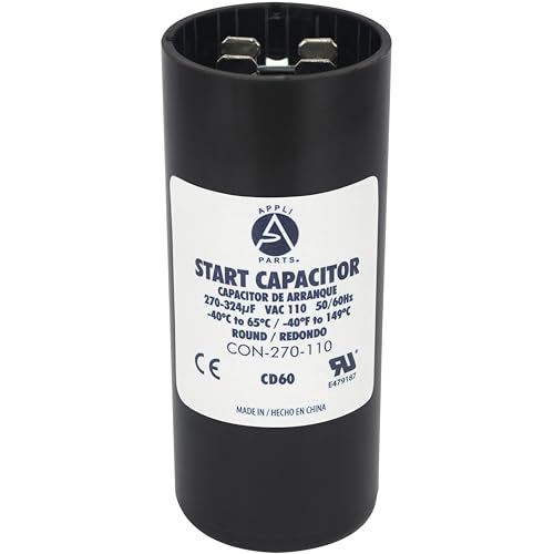 Condensateur 270-324 MFD 110 V à forte capacité de démarrage pour moteur
