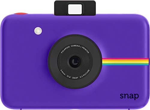 Zink Polaroid Snap Instant Digital Camera (Purple) with ZINK Zero Ink Printing Technology