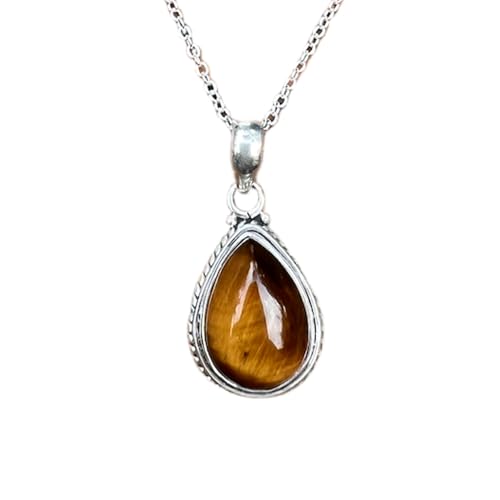 Collier oeil de tigre marron pour sublimer vos tenues