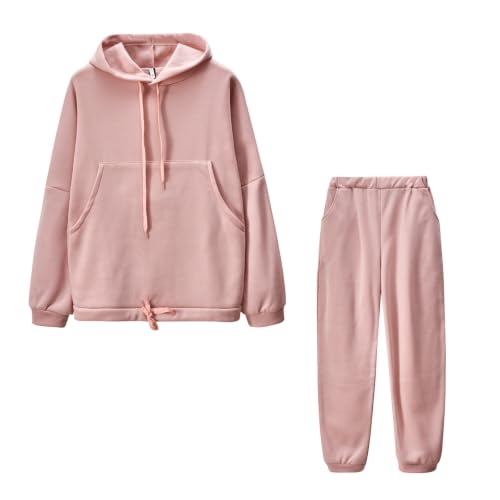 Chandal de jogging mujer con sudadera lisa de diseño moderno relajado