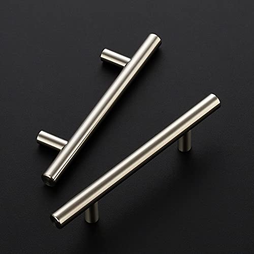 Image of Ravinte 45 Pack 6 inch Cabinet Pulls Brushed Nickel Stainless Steel Kitchen Cupboard Handles Cabinet Handles, 3.5 inch Hole Center