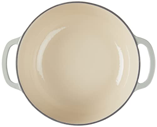 Lodge 7.5 Quart Enameled Cast Iron Dutch Oven with Lid – Dual Handles – Oven Safe up to 500° F or on Stovetop - Use to Marinate, Cook, Bake, Refrigerate and Serve – Desert Sage - image 3
