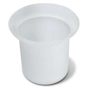Toilettenbürsten-Basisbecher, Mattierter Glas Bürstenhalter, Langlebiges Ersatzglas WC Bürste, Hygienischer Aufbewahrungsbehälter Für Toilettenbürsten, Minimalistisches Design 7.5cm