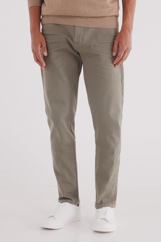 Pantalon à 5 poches ajusté kaki pour silhouette élancée - 2