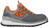 Lewer Scarpe da Lavoro Monaco Skill S1-P, Grigio/Arancio, Taglia 44