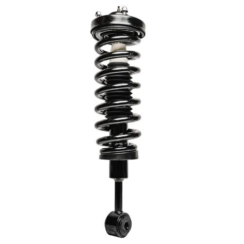 Image of Detroit Axle - 4WD Front Struts Ball Joints for Ford 2004-2008 F-150, 2006-2008 Lincoln Mark LT 2 Struts with Coil Spring 2 Lower Ball Joints 2007 Replacement Suspension Kit
