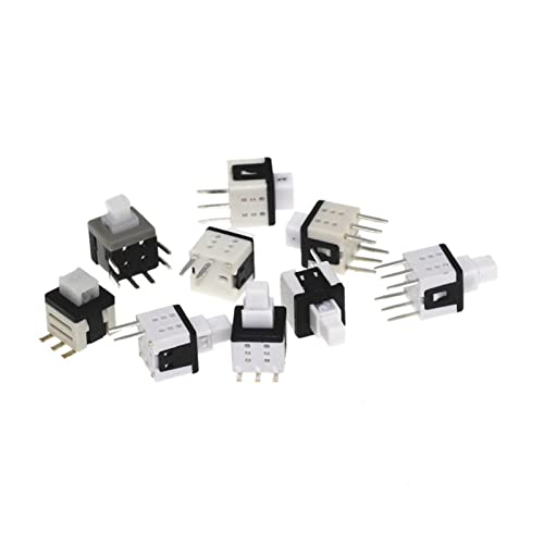 Kit micro-interrupteur tactile à impulsion stable et mécanisme autobloquant 6 broches - 2