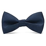 RSXING Kinder Jungen Fliege Kinderfliege Klassische vorgebundene Fliege Kleinkinder Fliege Baby Verstellbare Smoking Fliege für Hochzeit Geburtstag Party Mode Zubehör - Blau