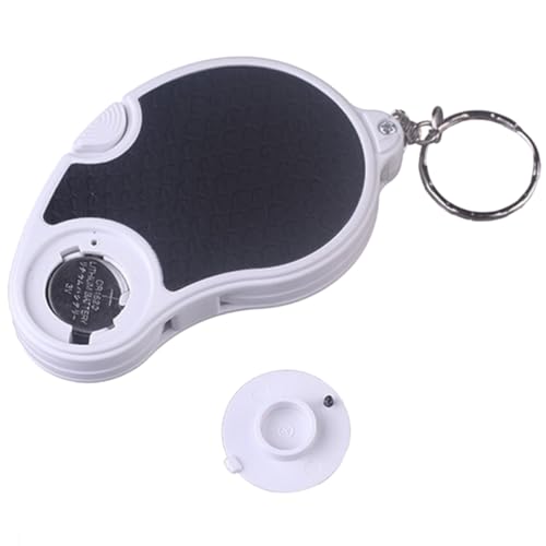 HOMSFOU Lupa Luz LED Portátil para Lectura y Trabajo Detallado en Joyería, Manualidades y Hobbies, Tamaño Pequeño Adecuado para Llevar en Llavero