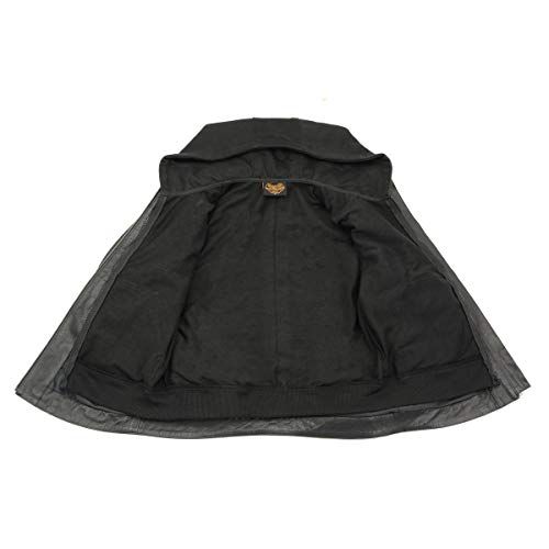 Image of Milwaukee Leather Women's Premium Leather Motorcycle Riding Jacket With Removable Hoodie Liner
