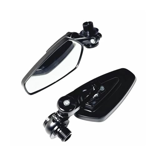 Motorrad Spiegel Für Benelli Für 502C Für 752S Für 302S Für Lion 500/250 Modifizierter Griff Rückspiegel Reflektor Geeignet CNC Motorradspiegel(Black)