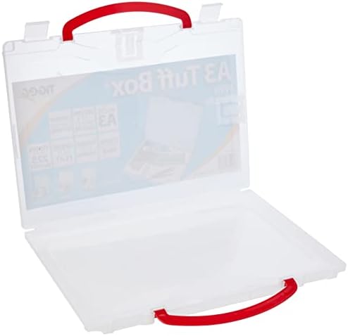 Tiger 301361 A3 Tuff Box, Assorted handle, White