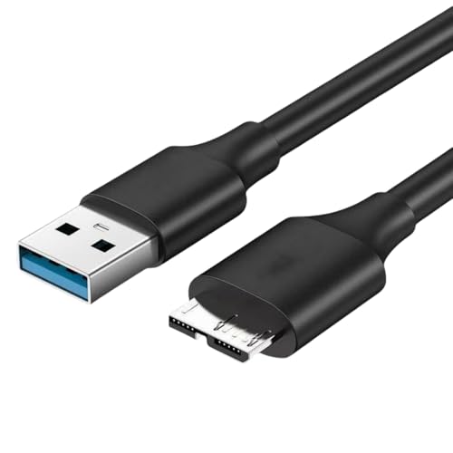 3 FT USB 3.0 External Hard Drive Cable, Compatible with WD My Passport, Seagate, Toshiba, Samsung, LaCie, Elements