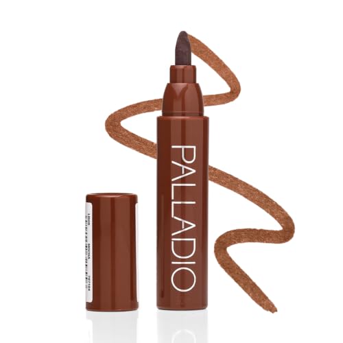 Palladio Lip Stain Hydrating and Waterproof Formula Matte Color Look Longlasting All Day Wear Lip Color Smudge Proof Natural Finish Precise Chisel Tip Marker Mocha Cream